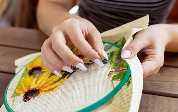 step by step embroidery guide